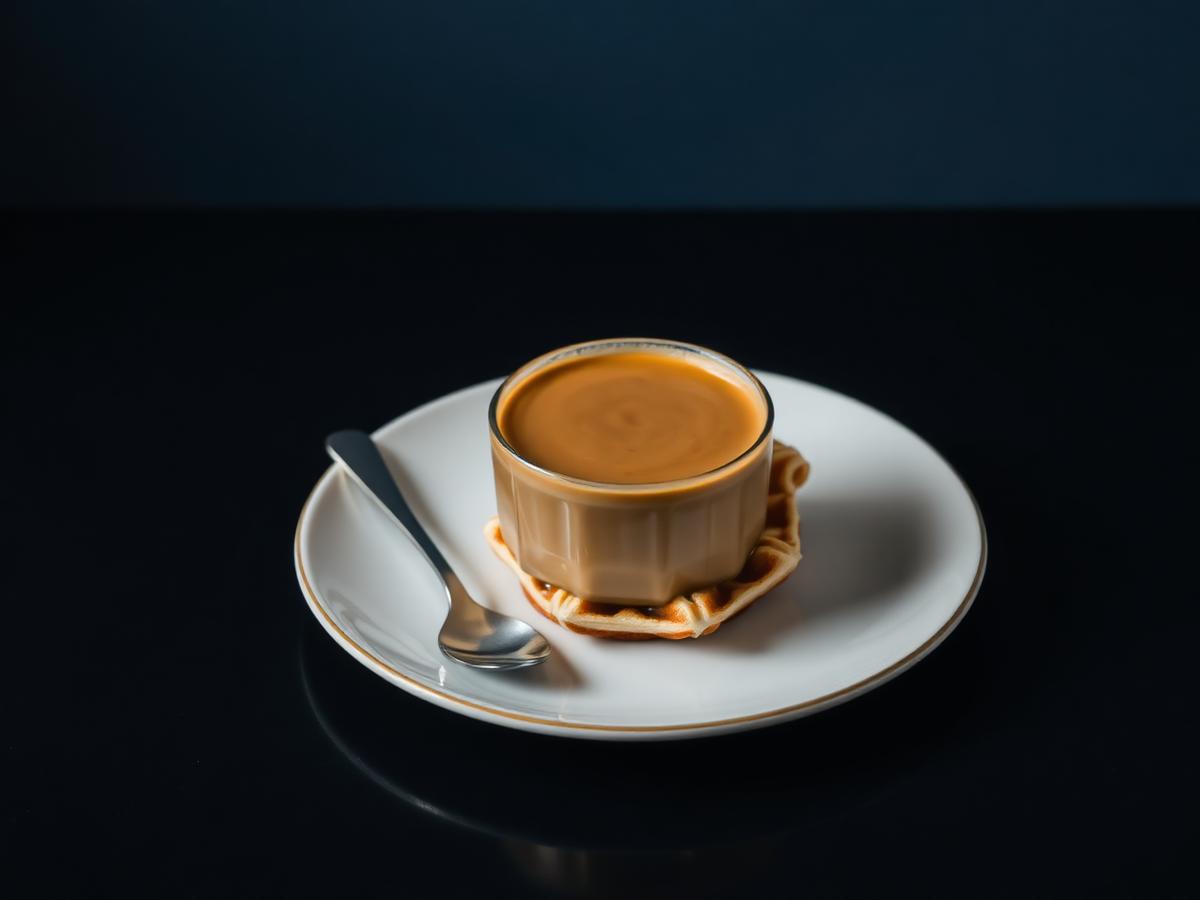 Coffee and freshly prepared food served at the café